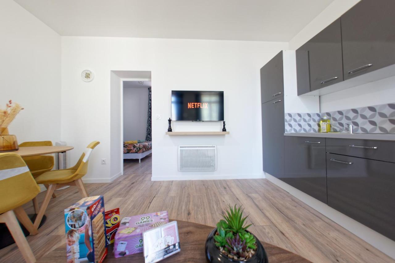 L'Azur - 3 Personnes - Bureau & Wifi Leilighet Perpignan Eksteriør bilde